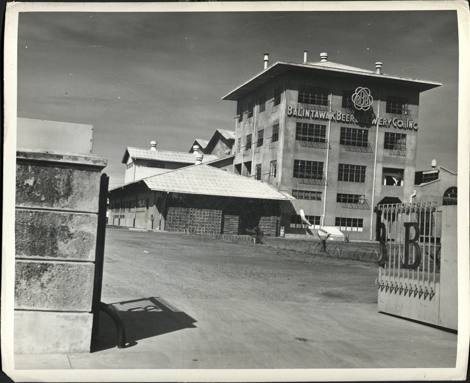 364. PHILIPPINES: The modern structure of the Balintawak Beer Brewery Company, in Luzon.