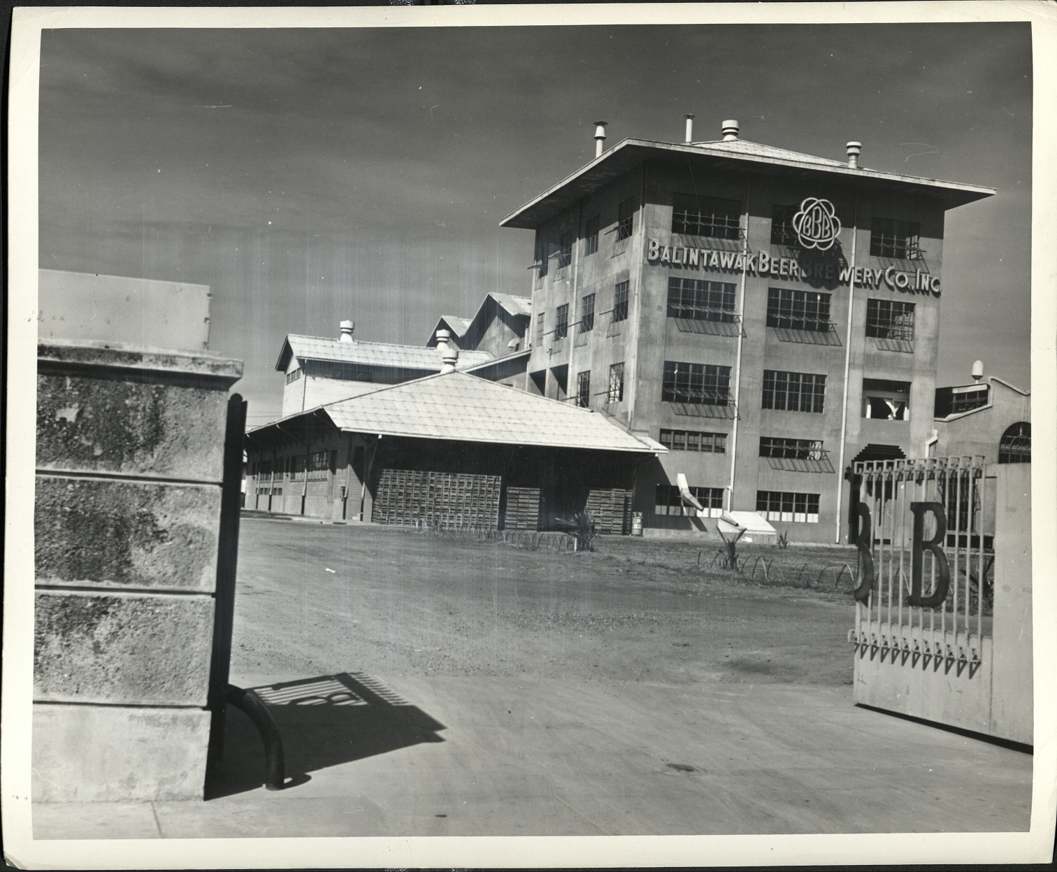 364. PHILIPPINES: The modern structure of the Balintawak Beer Brewery Company, in Luzon.