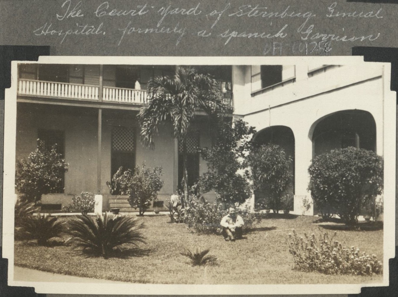 The courtyard of Sternberg General Hospital, formerly a Spanish garrison.