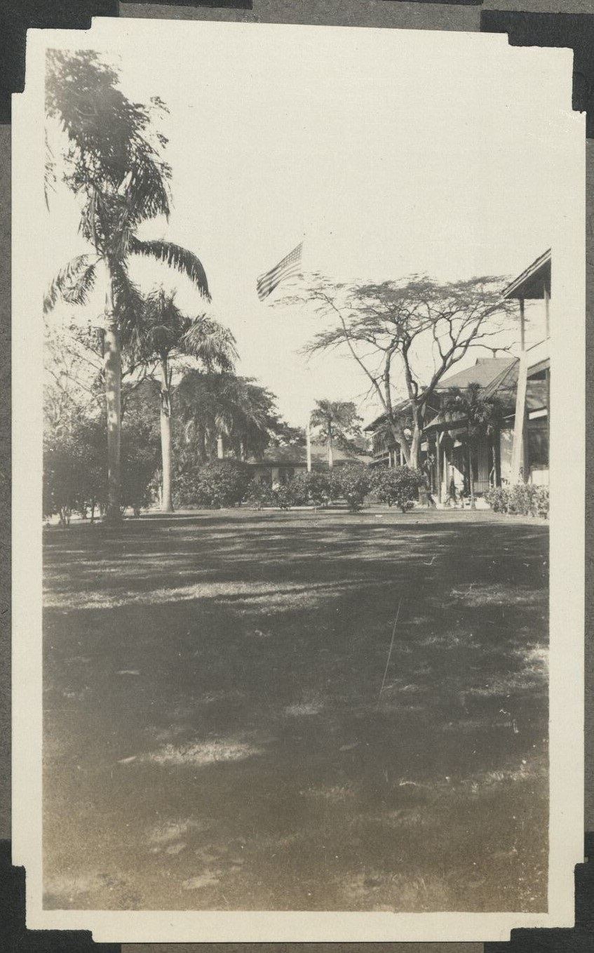 Front of the hospital [Sternberg Hospital] grounds.
