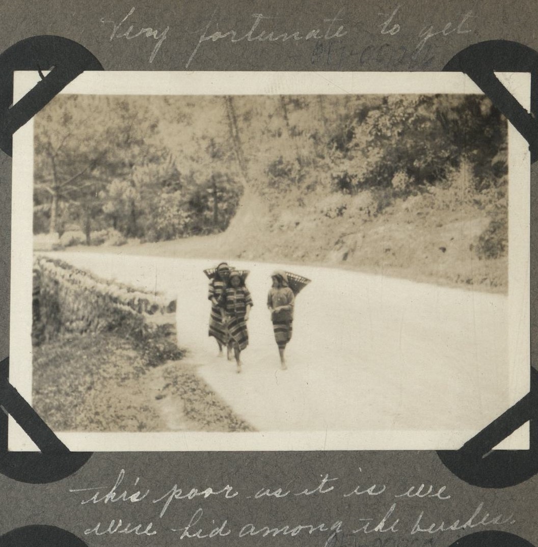 Very fortunate to get this, poor as it is, we were hid among the bushes [Igorot young women].