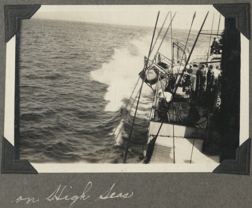 On high seas.