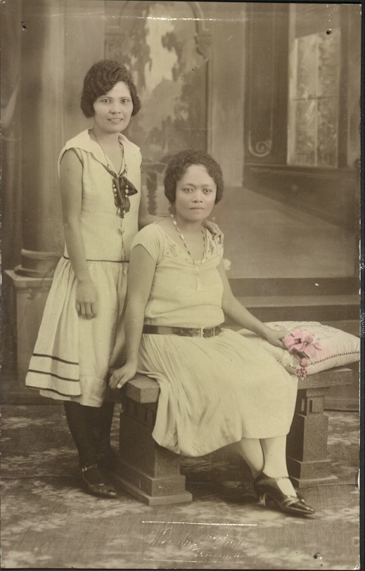 (Standing) – Mercedes E. S. Margallo. Father, Portugese. Mother, Moro.
