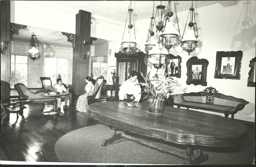 The parlor setting for tertulias, musical soirees, and ceremonious visits [Museo ng Buhay Pilipino].
