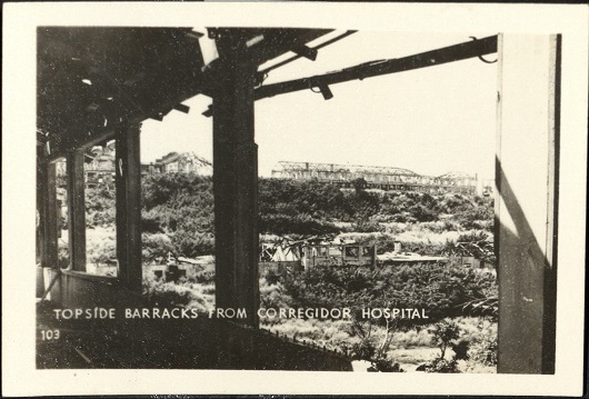 103. Topside barracks from Corregidor Hospital.