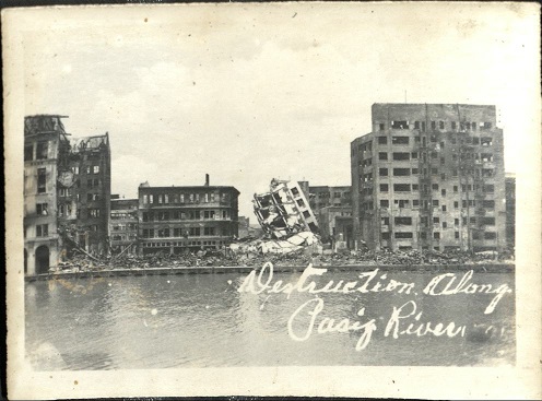 Destruction along Pasig River.