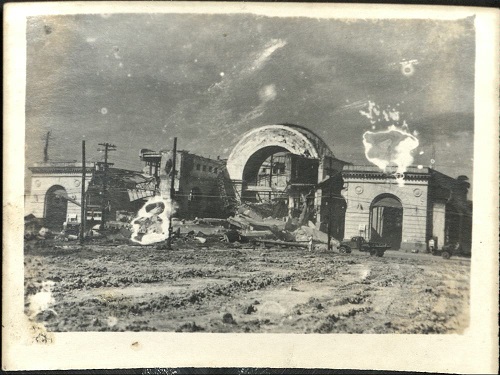 Pier 7, Manila, war damaged.