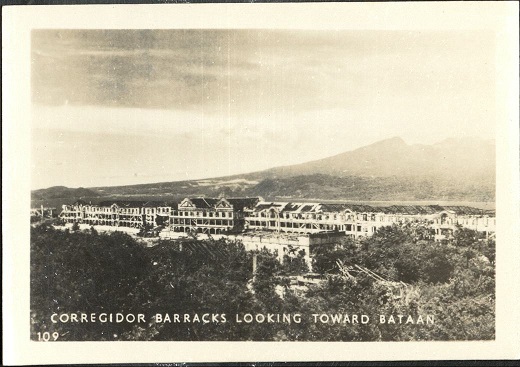 109. Corregidor Barracks looking toward Bataan.
