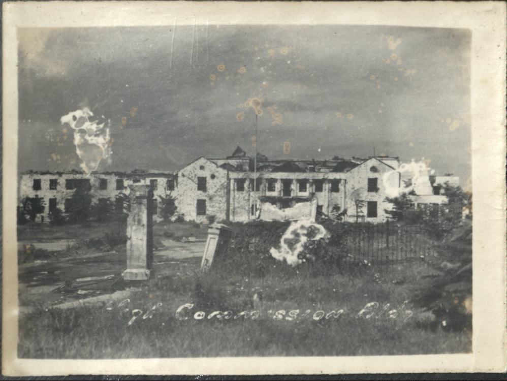 High Commission [Commissioner’s] Building [war-damaged].