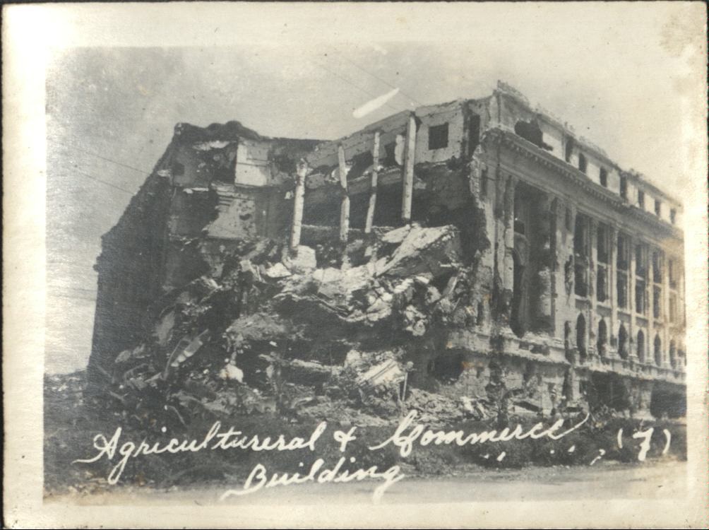 7. Agricultural & Commerce Building [war-damaged].