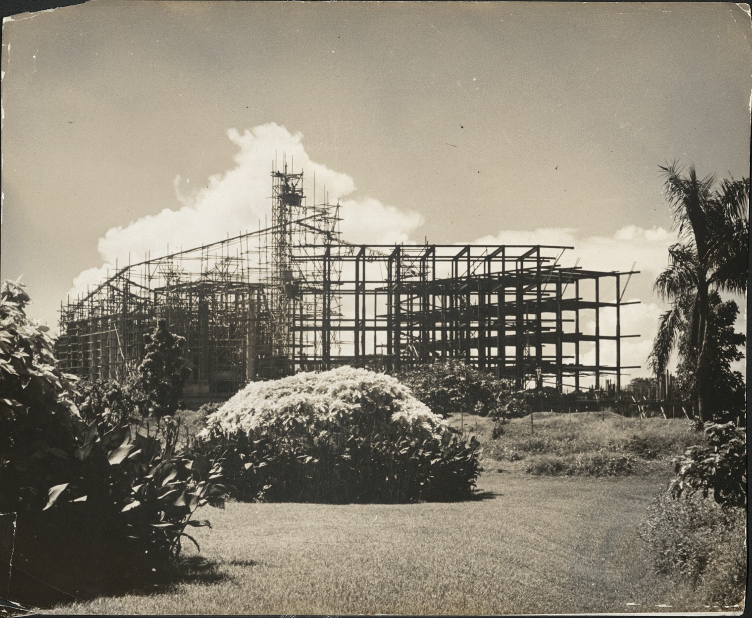 A government building under consrtuction near Manila, Philippines.