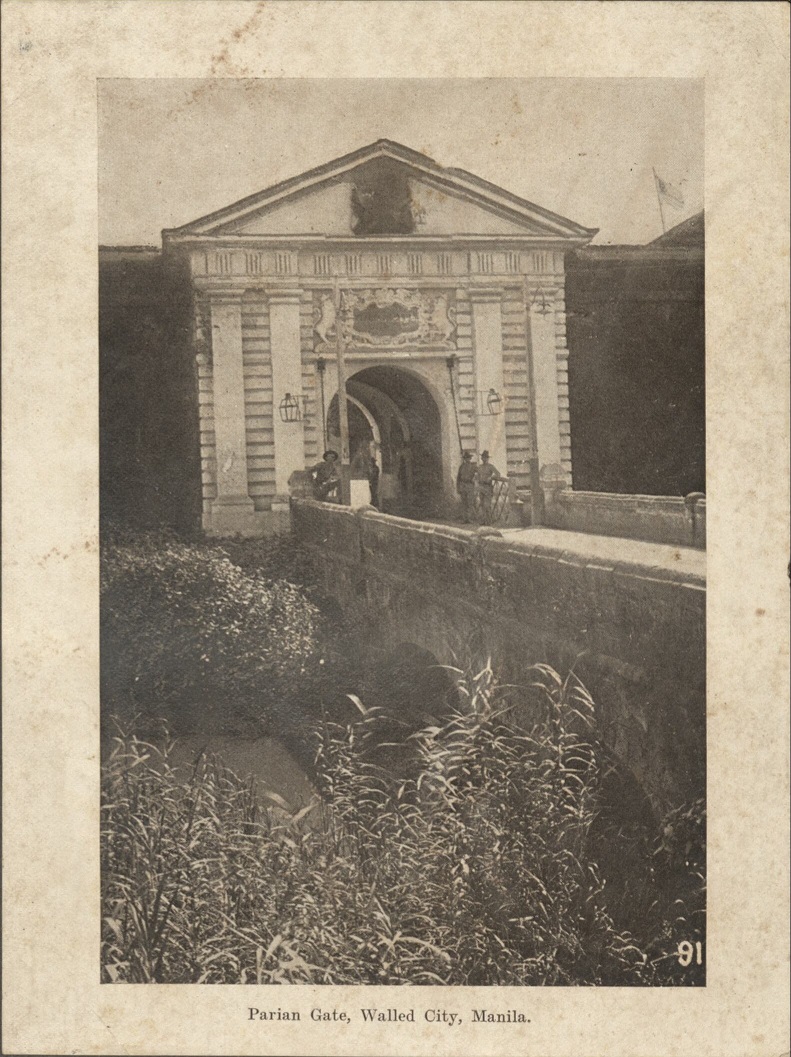 91. Parian Gate, Walled City, Manila.
