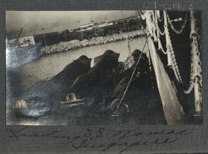 Loading S.S. Monroe, Singapore.