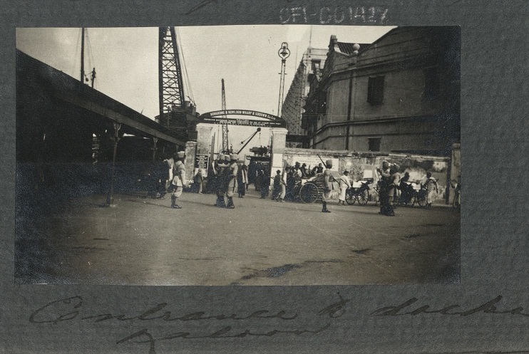 Entrance to docks, Kowloon.