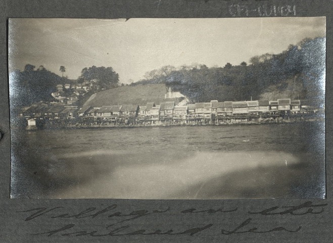 Inland China Sea [East China Sea?] – Village on the Inland Sea.