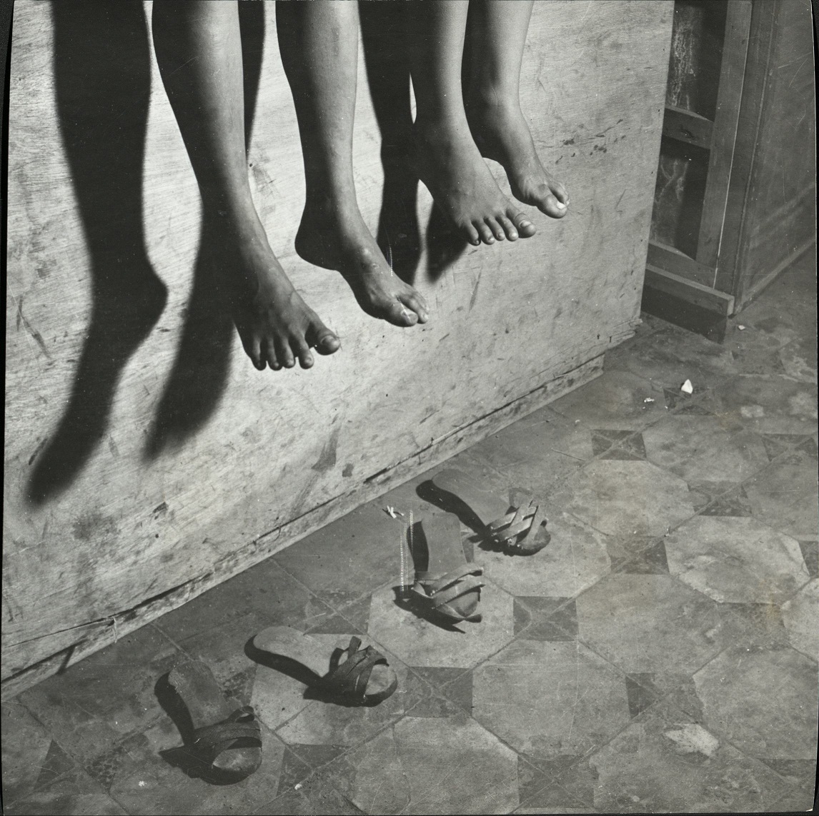Young Filipinos – Children of the sun. They have sandals but you feel happier with bare feet.