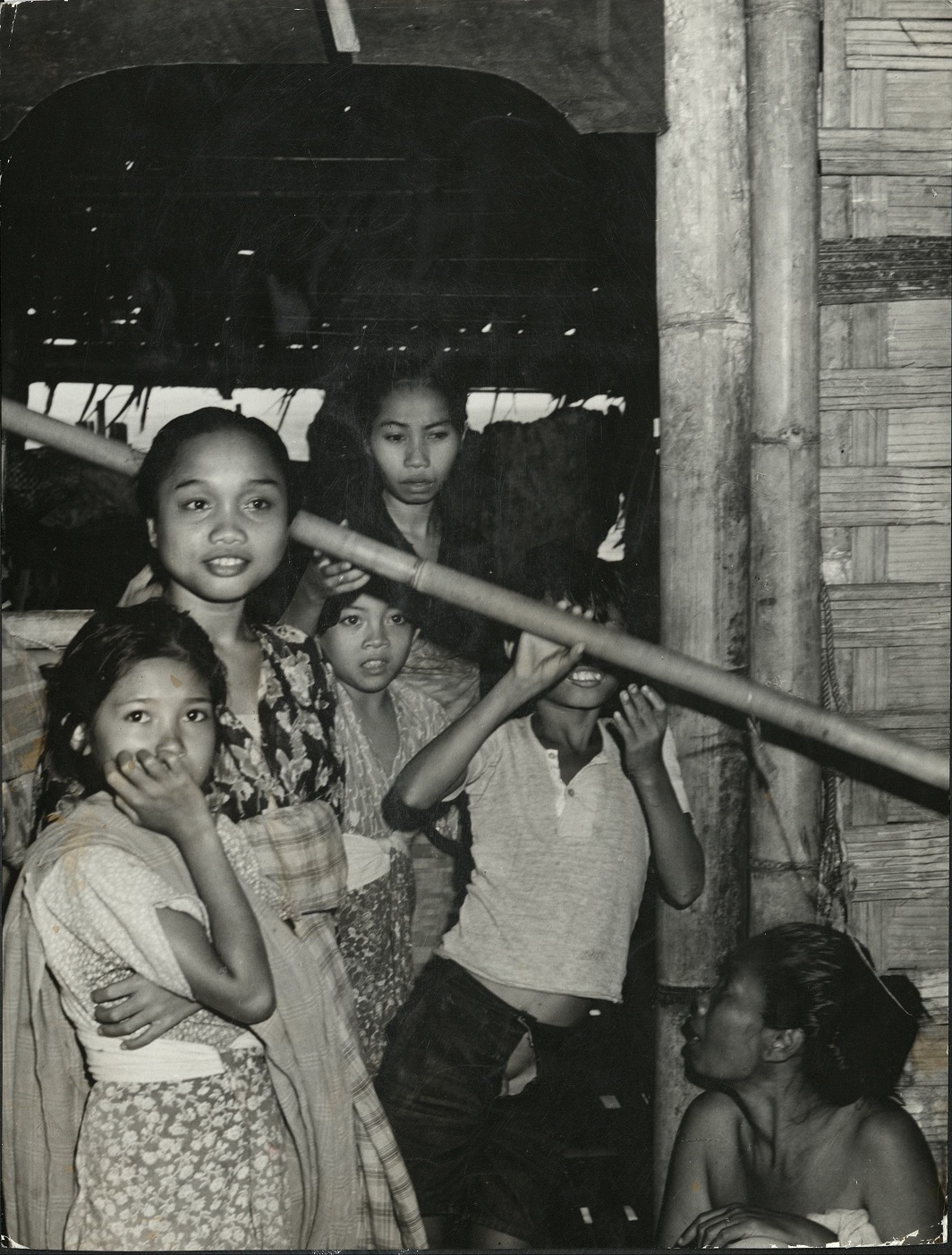 A Moro family group at Jolo, Philippines.