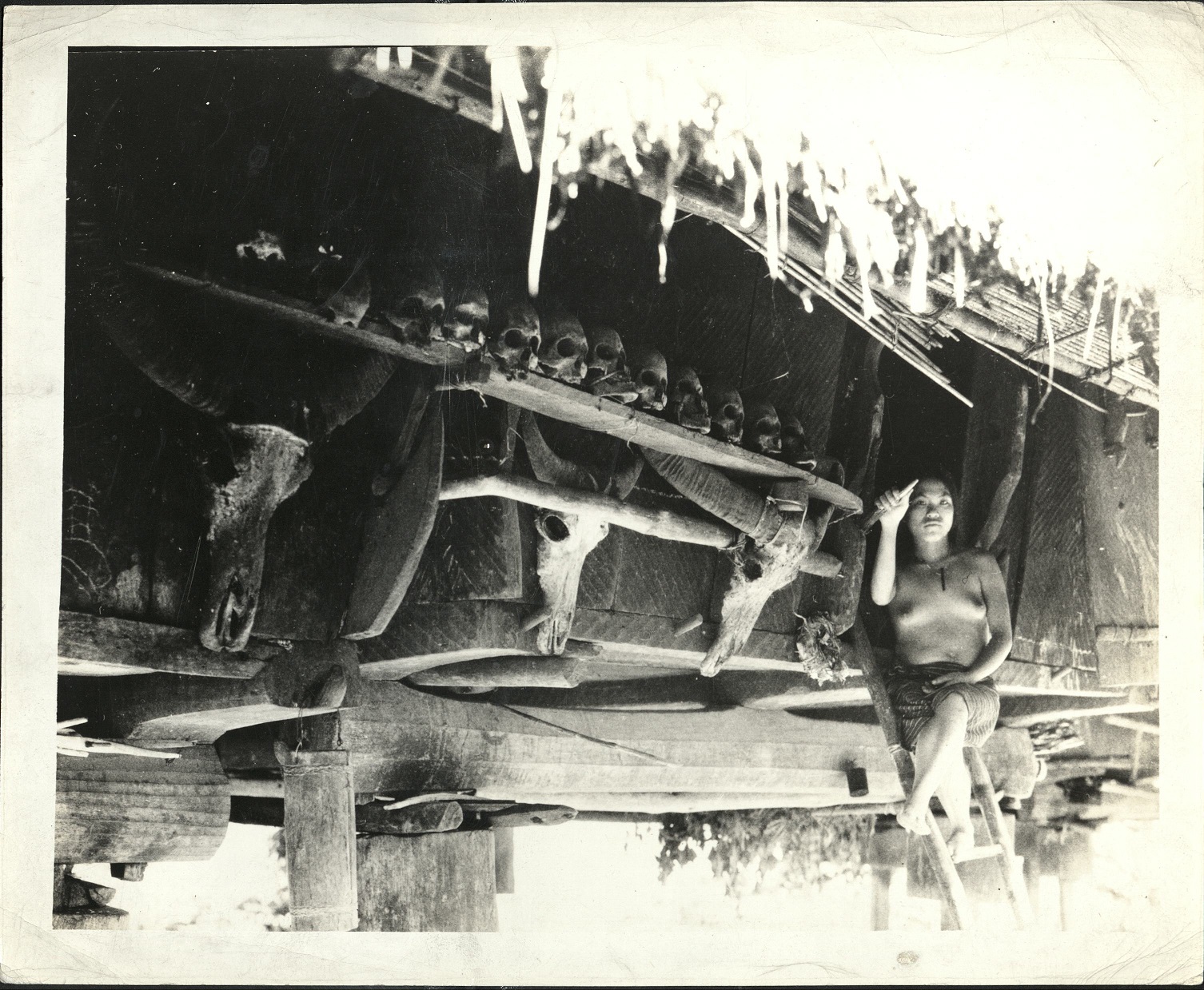 Igorot head-hunter’s home, Mt. Province, Upper Luzon, P. I.