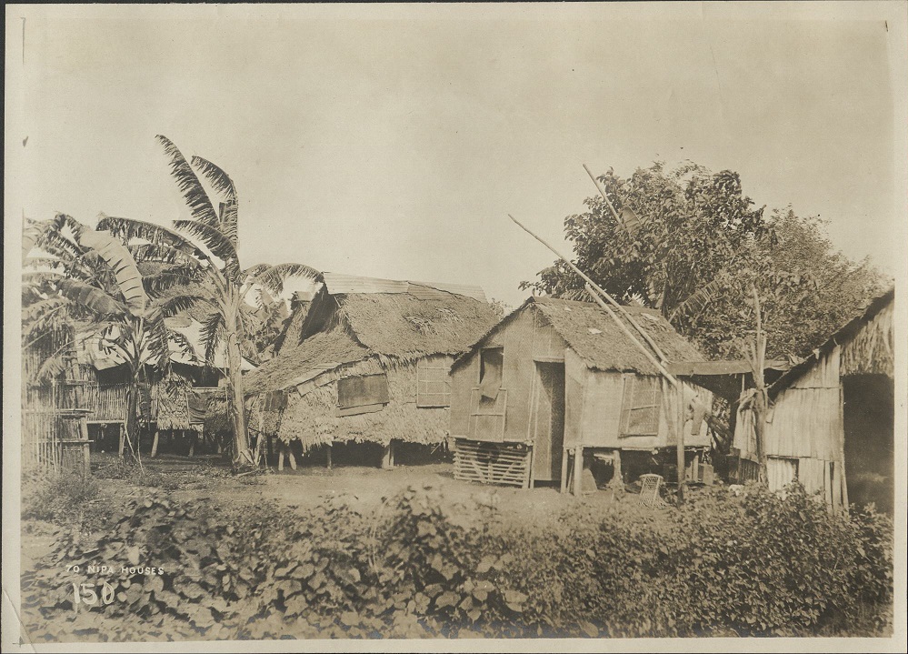 70. Nipa houses.