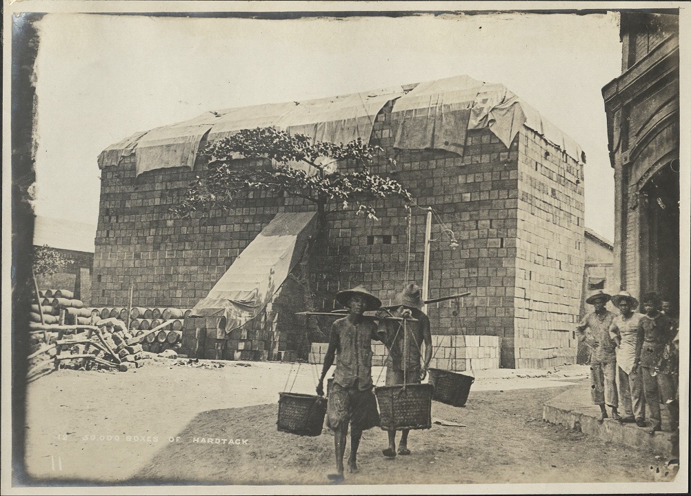 12. 50,000 boxes of hardtack.