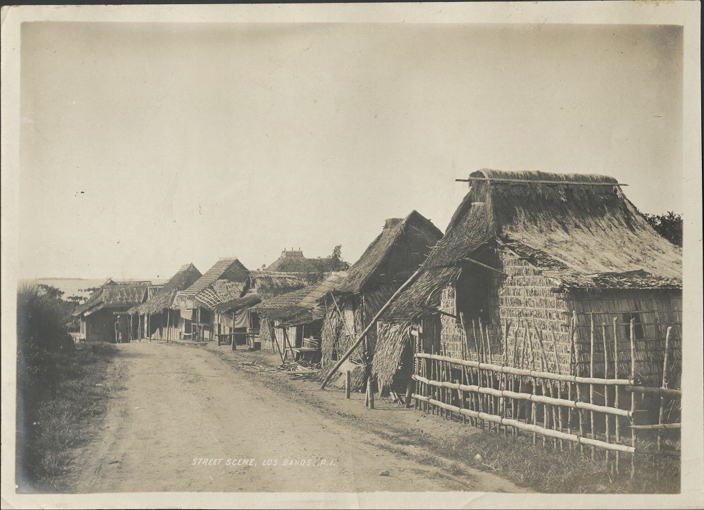 Street scene, Los Banos, P. I.