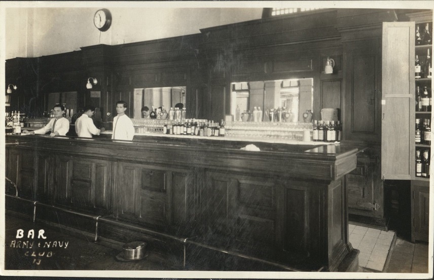 13. Bar, Army & Navy Club.