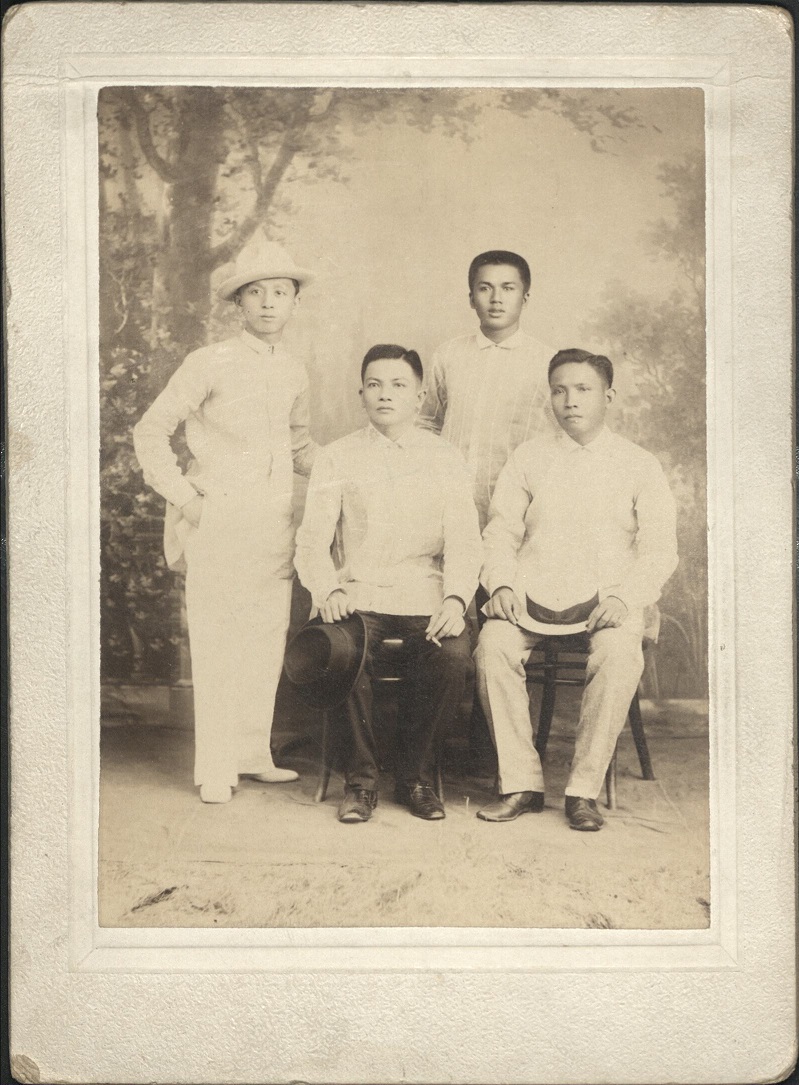 [Untitled ï¿½ Studio portrait of four Filipino men].