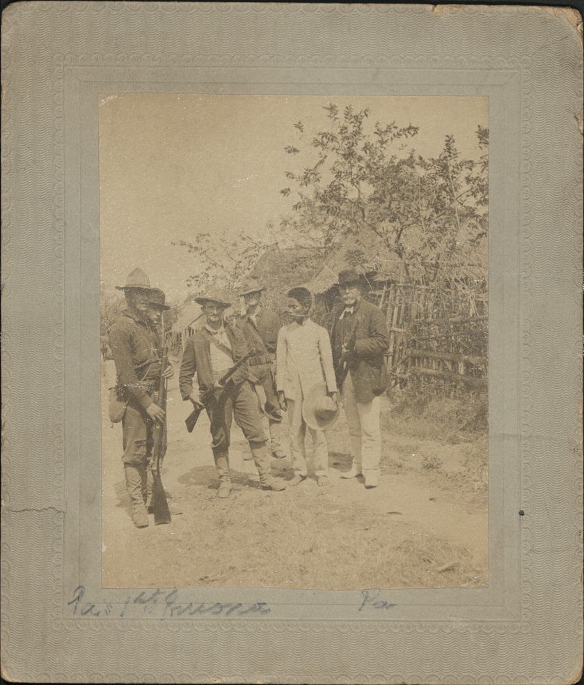 Pa’s 1st prisoner (Mr. Webb is one on the right).