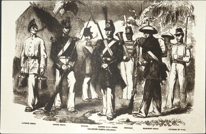 Philippine native infantry.