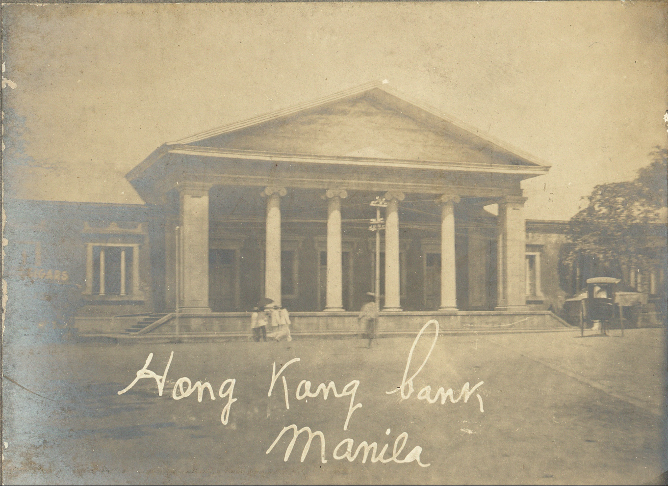 Hong Kong Bank [sic] Manila [Monte de Piedad bank, Plaza Goiti].