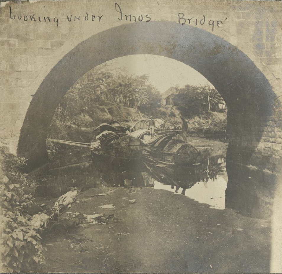 Looking under Imus Bridge [Cavite].
