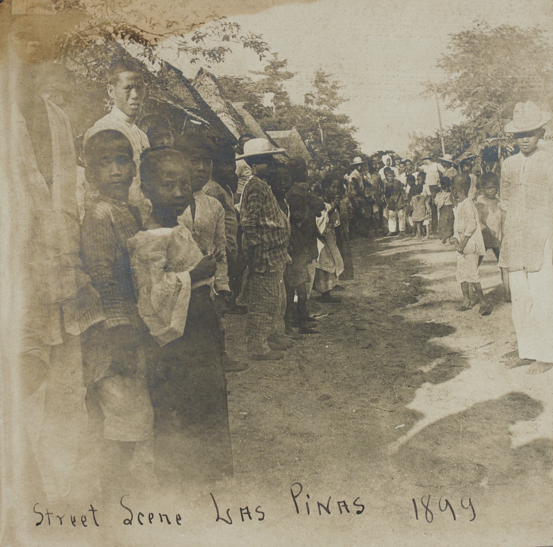 Street scene, Las Pinas, 1899.