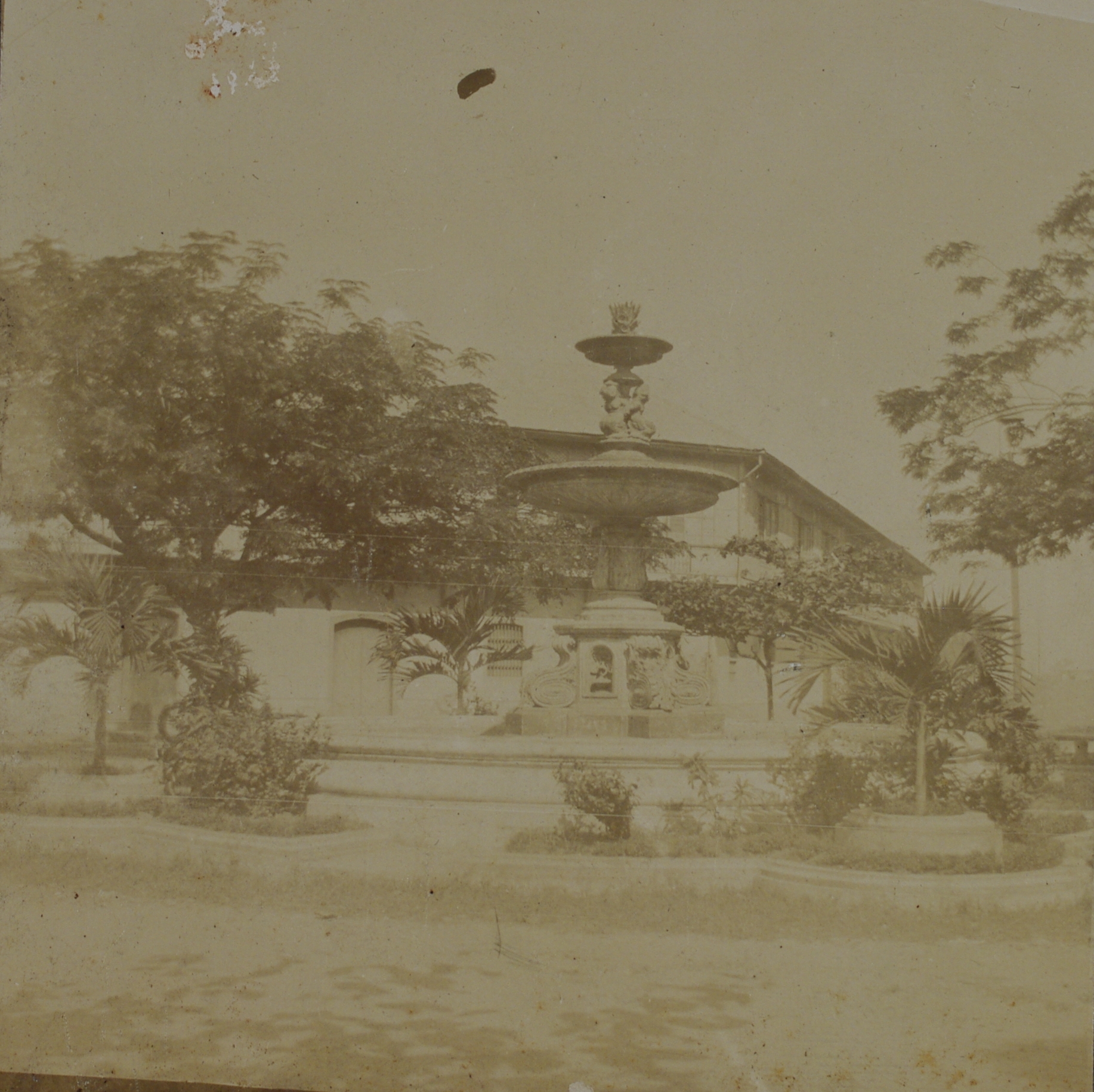 [Untitled – Fountain at military barracks].