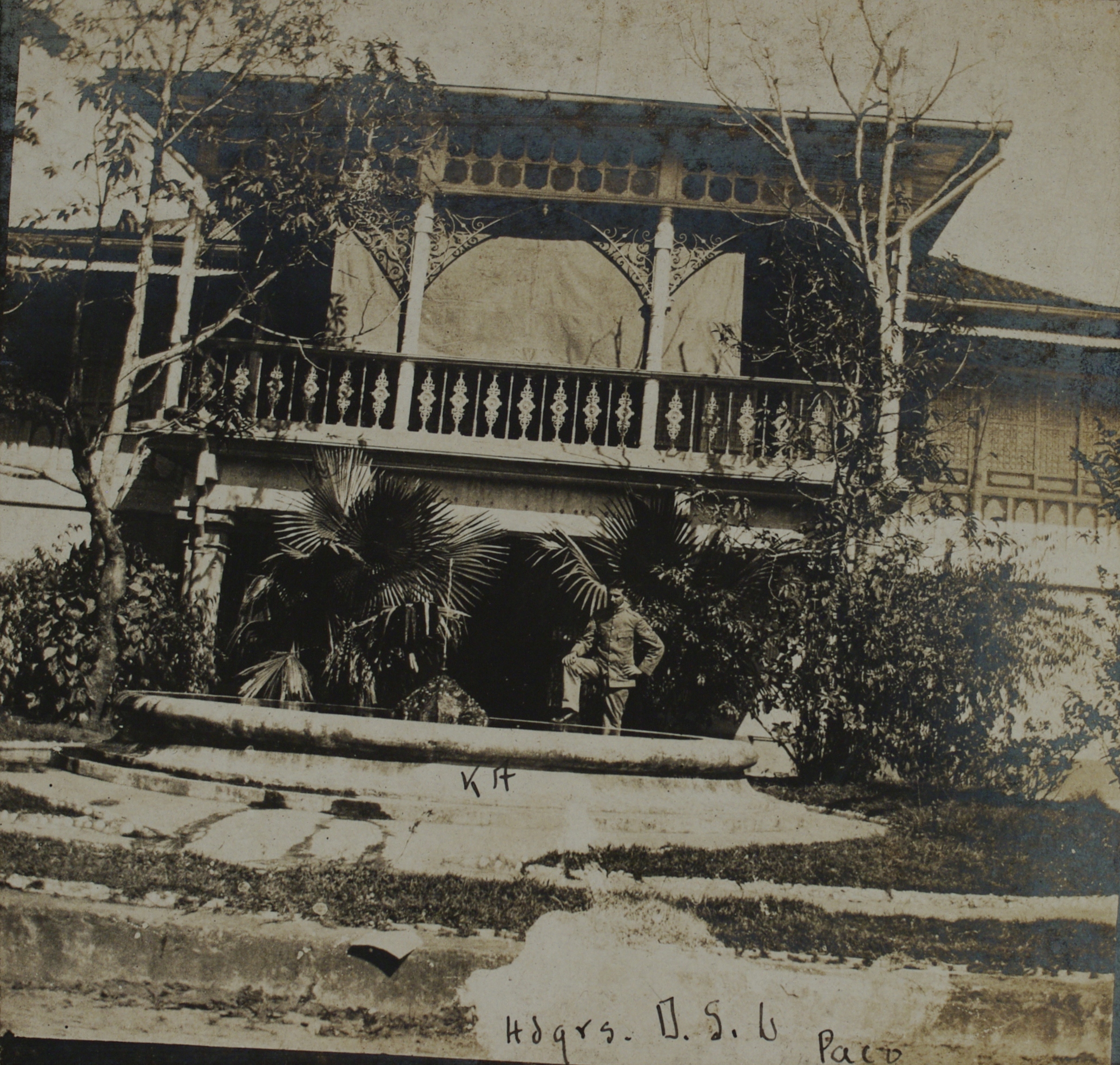K.L. – Hdqrs [Headquarters], D.S.L. [Department of Southern Luzon], Paco.