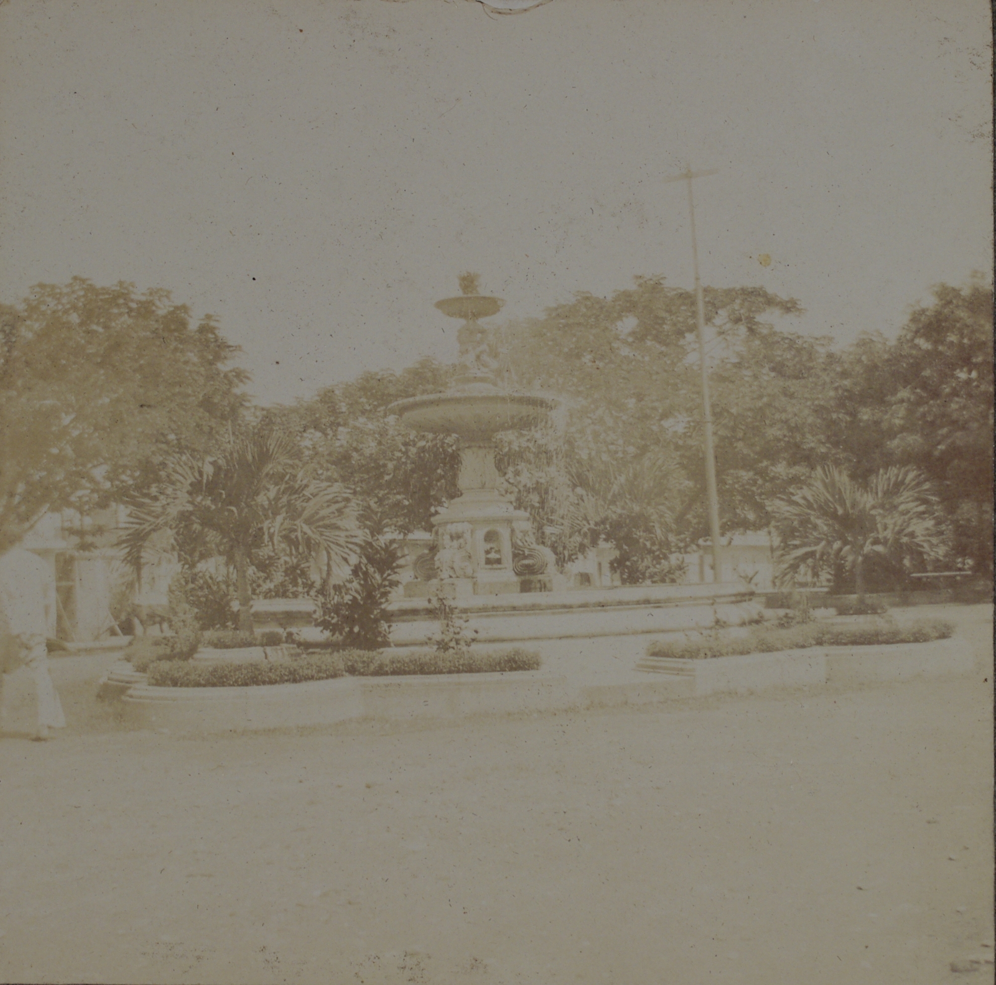 [Untitled – Fountain at military barracks].