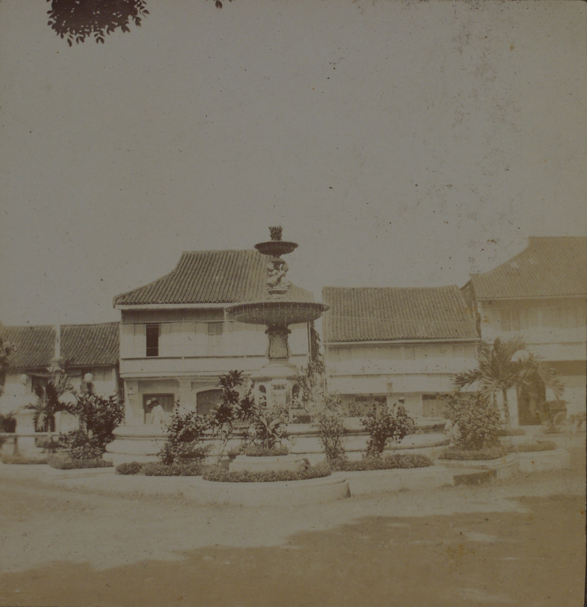 [Untitled – Fountain at military barracks].