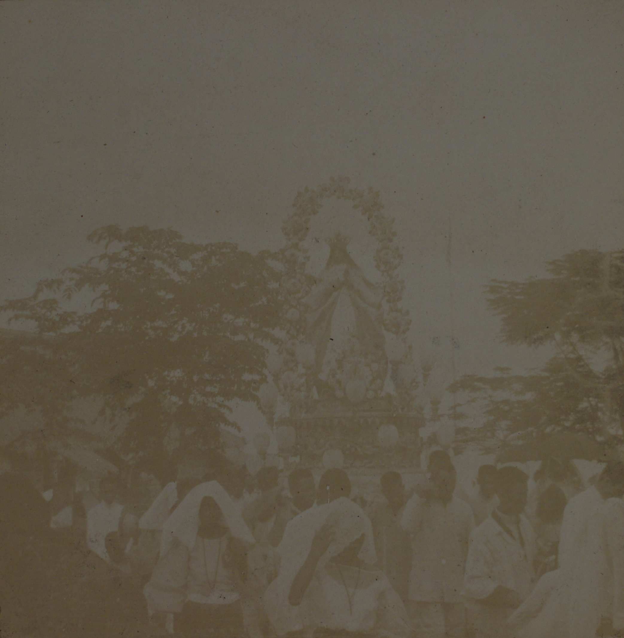 [Untitled – Statue carried in religious procession, Imus].