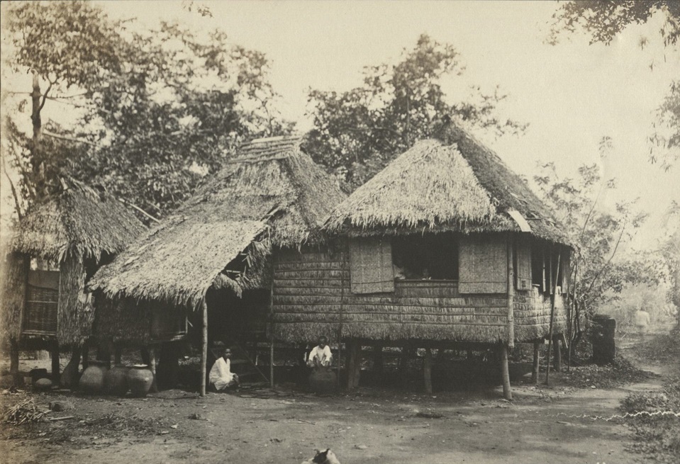 Typical native house.