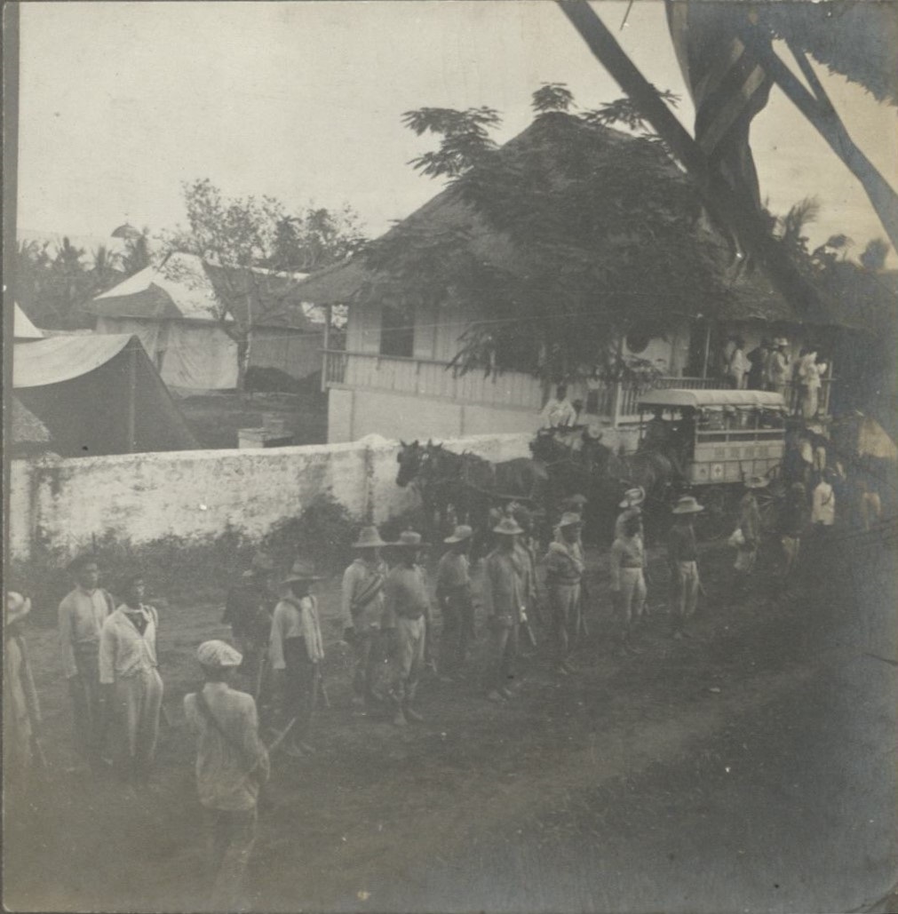 Insurgents surrendering at Legaspi.