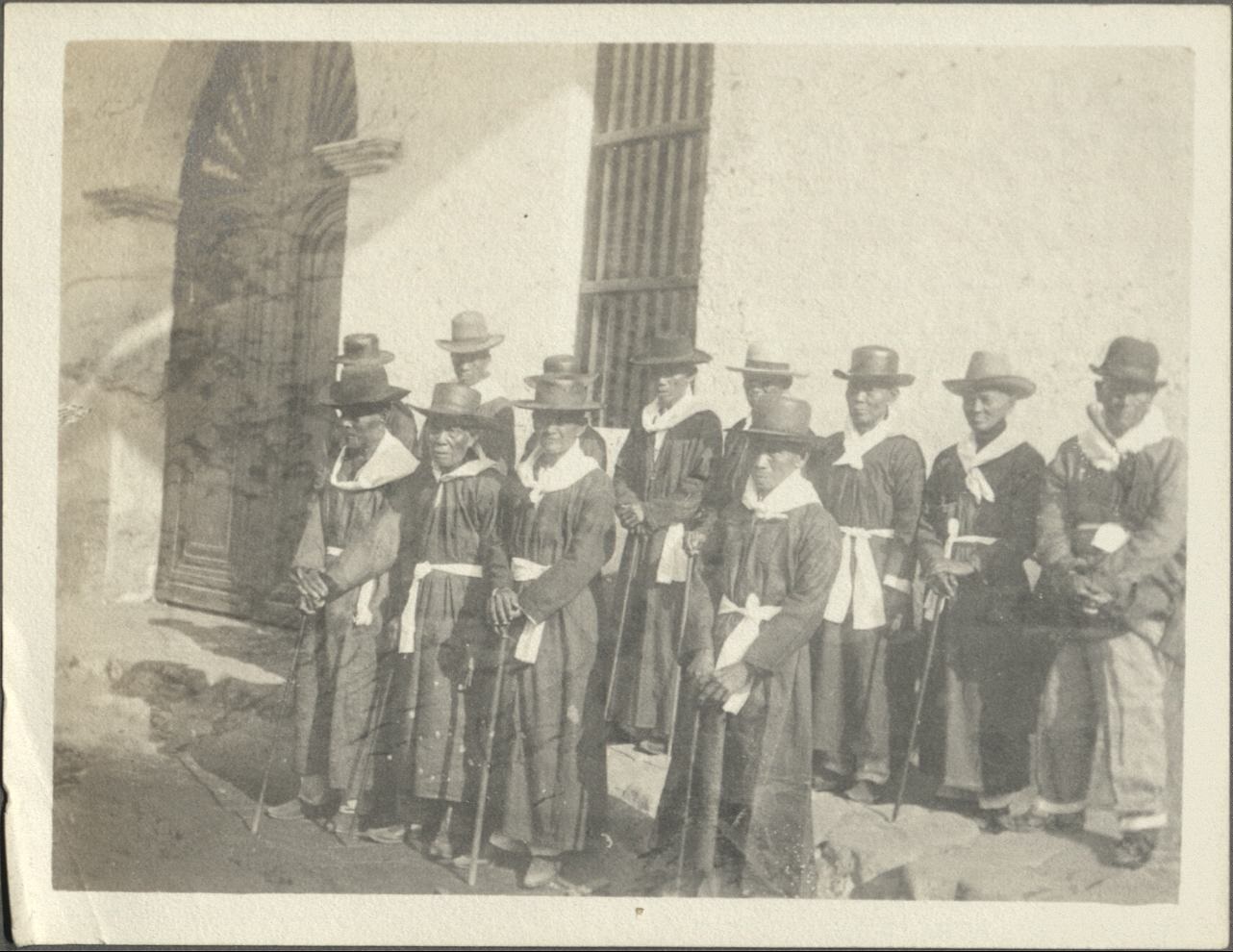 These twelve old men represented the twelve apostles.