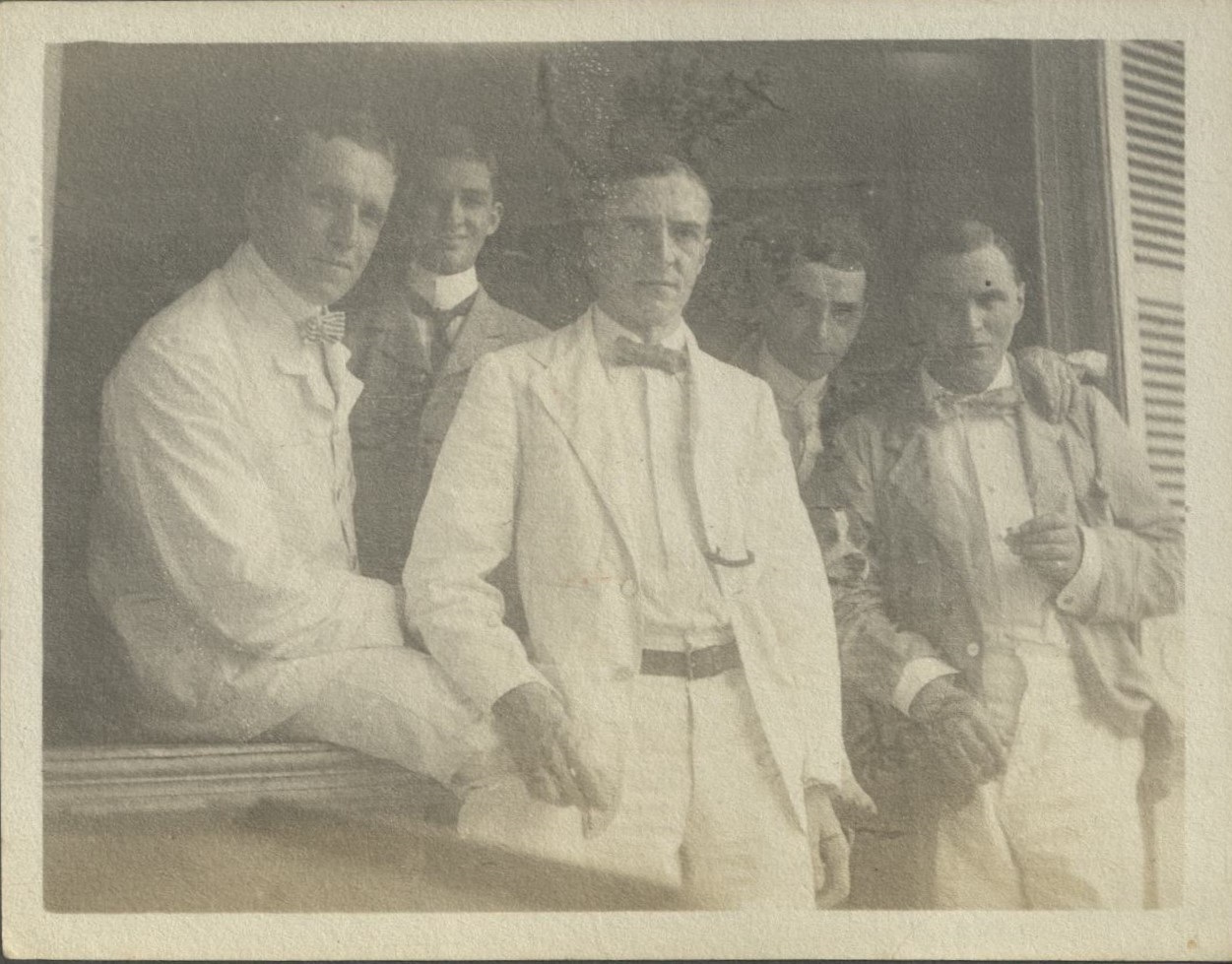Kingcome – Williams – Brodrick – White (F.)- White (E.E.). Group taken at Tabaco.