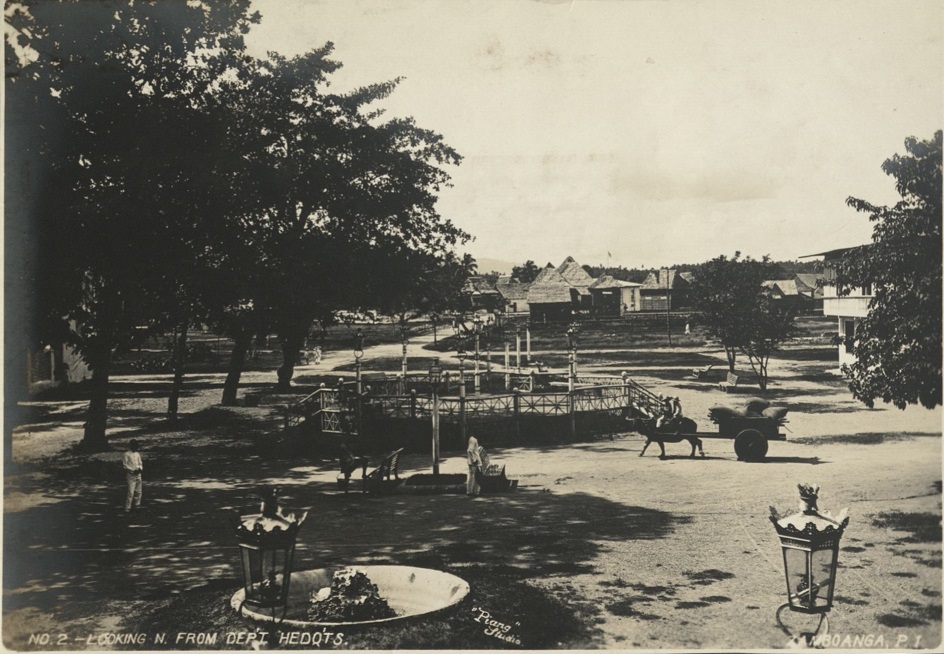 No. 2 – Looking N. from Dep’t Hedq’s [Department Headquarters], Zamboanga, P. I.
