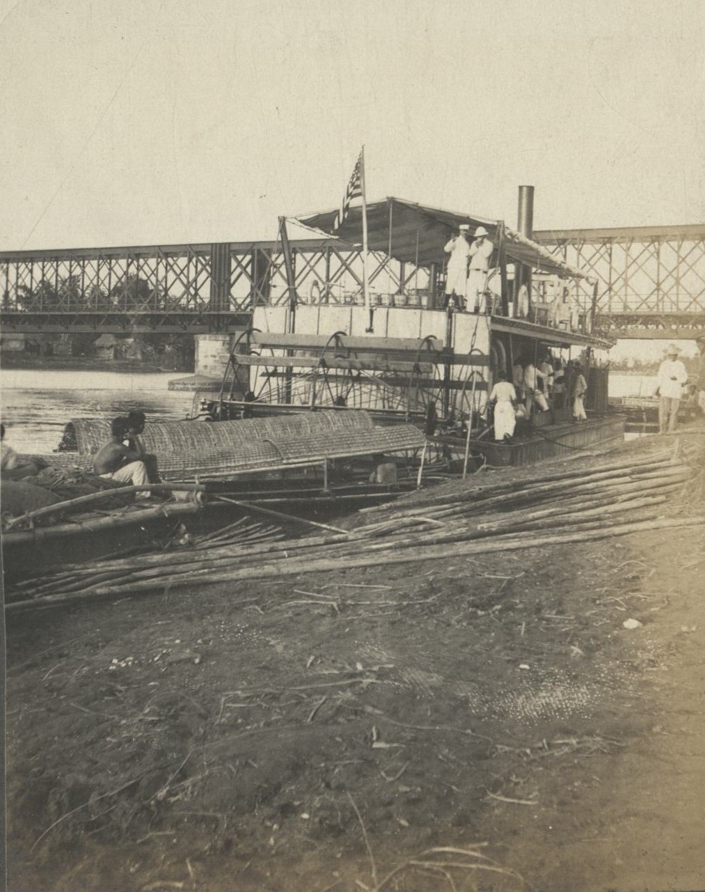 [Untitled – the sternwheeler “Santa Rosa” on the Pampanga River].