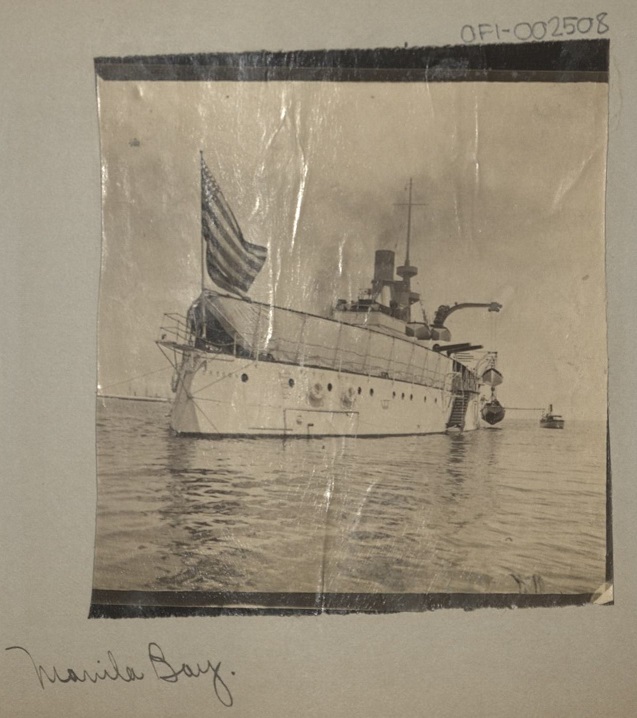 Oregon [Battleship]. Manila Bay.