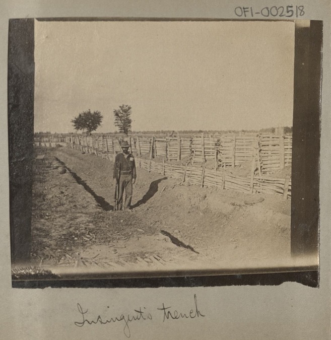 Insurgent’s trench.