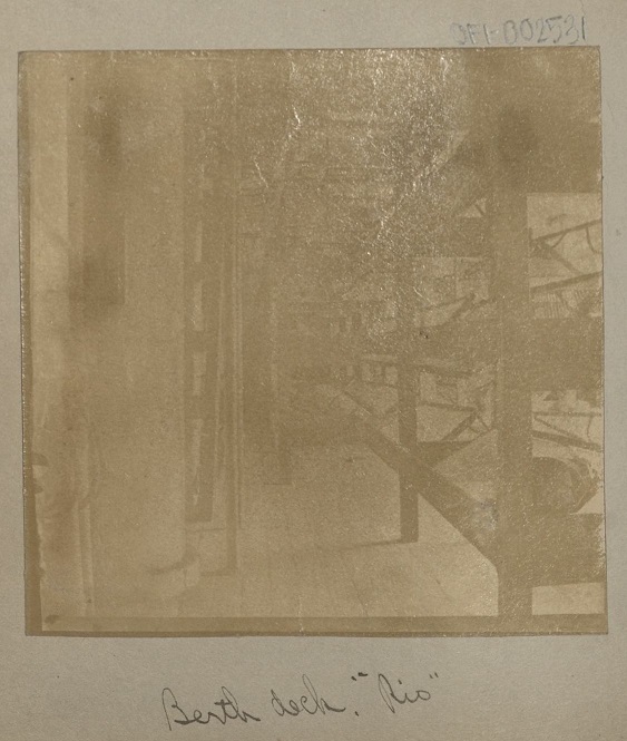 Berth deck, “Rio” [troop transport Rio de Janiero].