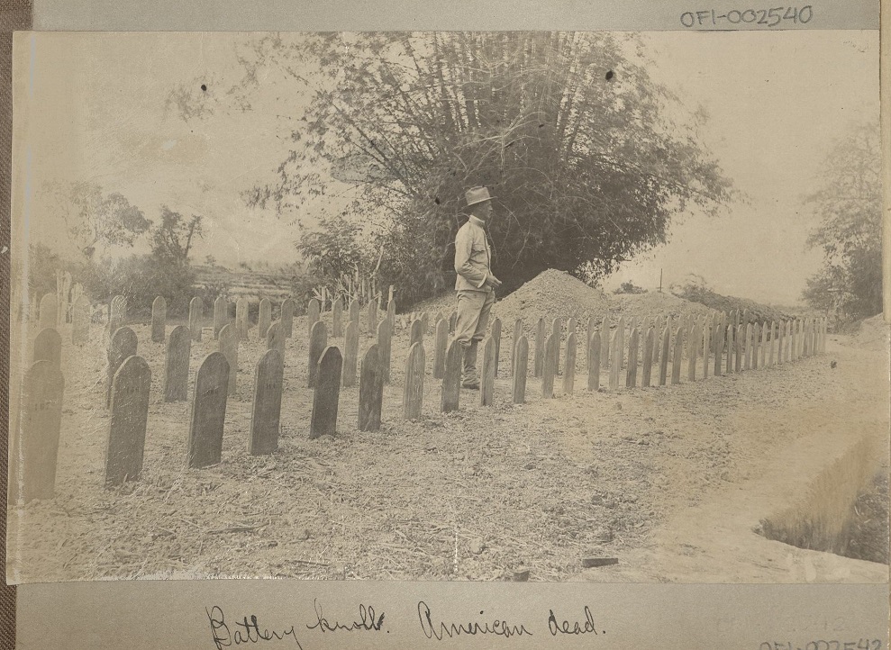 Battery Knoll [Cemetery]. American dead.