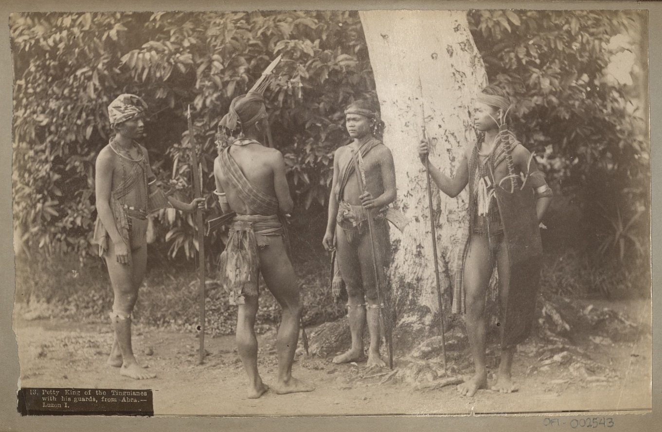 13. Petty King of the Tinguianes with his guards, from Abra. — Luzon I.