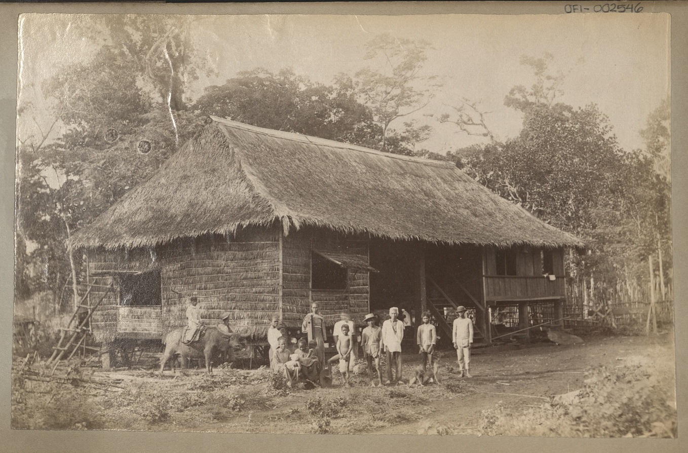 [Untitled – A native farmhouse, interior of the island of Luzon].