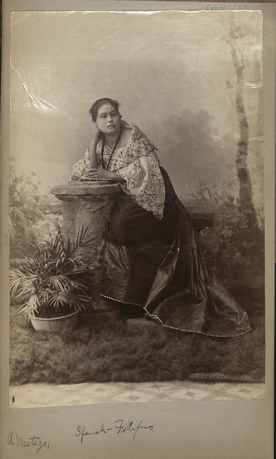 A mestizo, Spanish-Filipino.